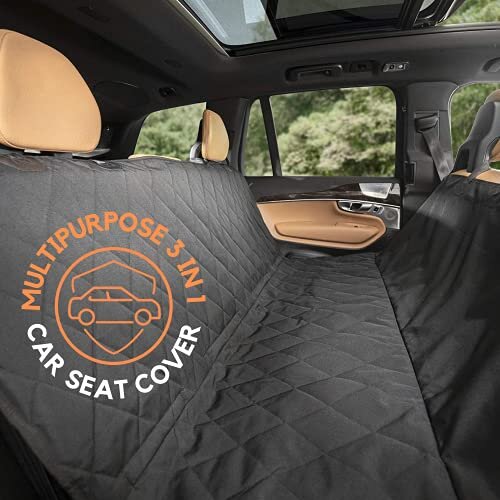 Dog Car Seat Cover | Heavy Duty Car Seat Protector For Dogs | Non Slip, Waterproof, Anti Scratch Car Seat Cover For Dogs | Multipurpose Car boot,